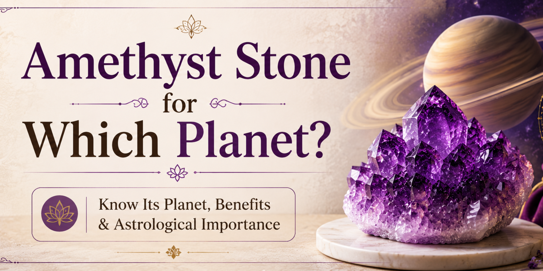 Amethyst Stone for Which Planet?