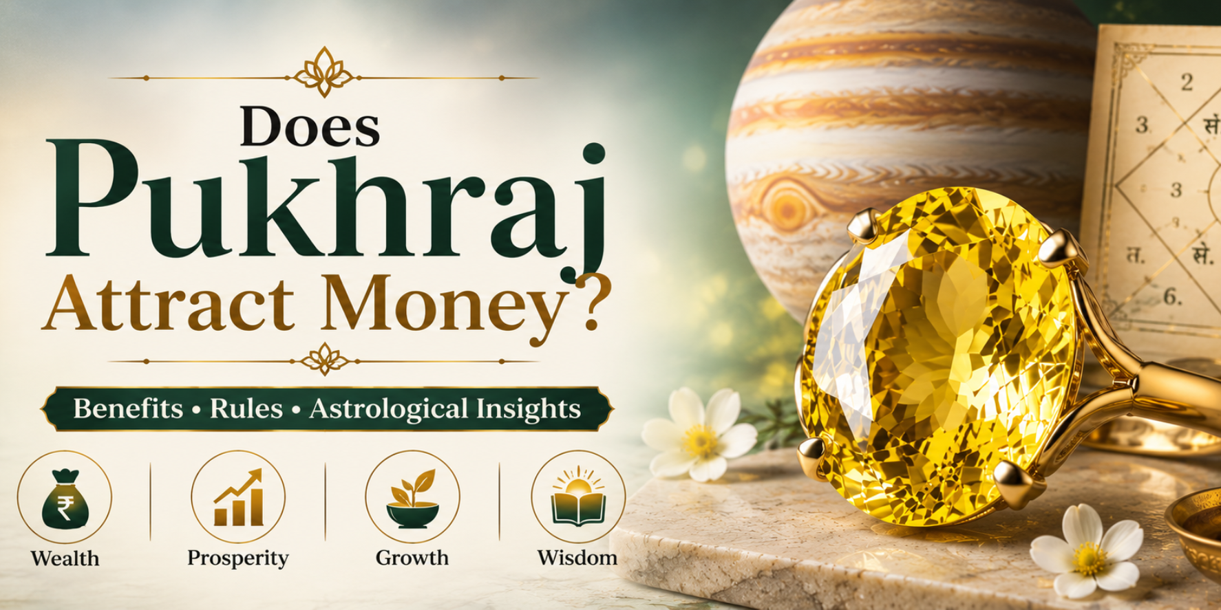 Does Pukhraj Attract Money? 