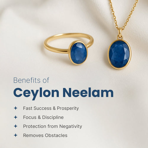 3 carat (3.3 ratti ) Ceylon Neelam